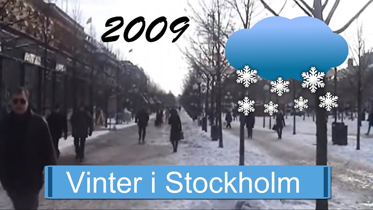 Vinter i Stockholm 2009